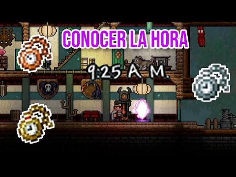 CÓMO SABER LA HORA/HACER UN RELOJ EN TERRARIA