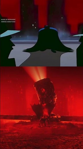 Batman TAS intro remake | Side by side comparison with the original '90s animation