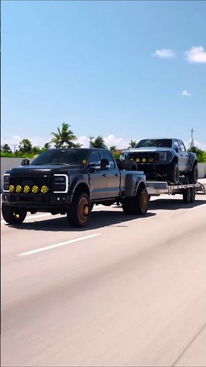 F450 x Raptor R Setup🔥 | ig: patrickwielandinc#f450 #superduty #fordraptor #hauling #raptorworld