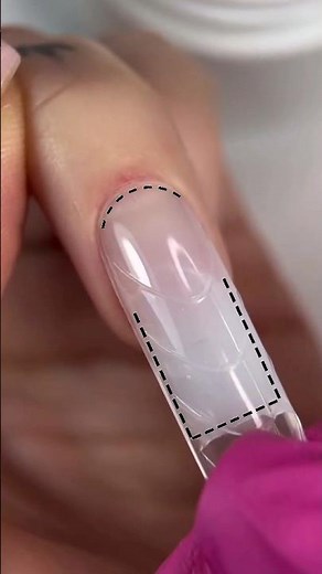 Full Cover Gel Tip Application Angle #naildesign #nailart #nailgelart
