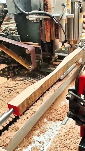Precision wood milling process using automated industrial machines