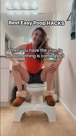 Poop in Less Than 3 Min! Best Poop HACKS! #poop #constipation #mom #dad #ibs #pt #health #pregnancy