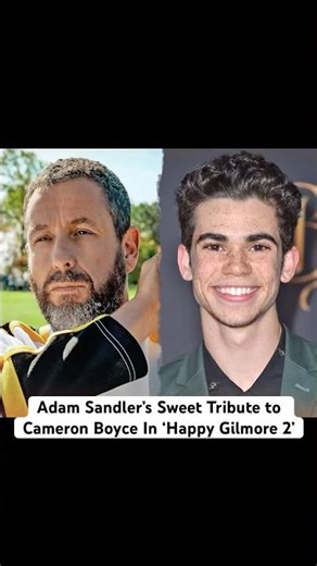 Adam Sandler’s Sweet Tribute to Cameron Boyce In ‘Happy Gilmore 2’