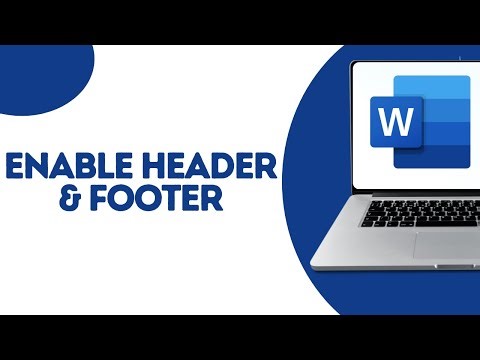 How To Enable Header and Footer in MS Word ?