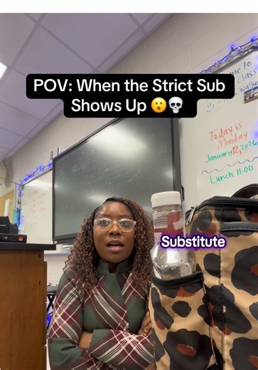 OMG!! 🤯 When the strict substitute teacher stops class to give a one-on-one scolding… but somehow the entire class gets the lecture 😬 Every school level has experienced that strict sub who goes off. And don’t let the principal get a call or have the sub leave a bad note for the teacher hahahaha!!! Teachers of TikTok already know 😭 #StrictSub #SubstituteTeacher #SchoolLife #TeacherTok #ClassroomMoments