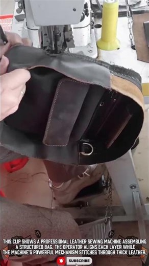 Precision Leather Stitching Tool for Durable Bag Assembly #ToolHolder