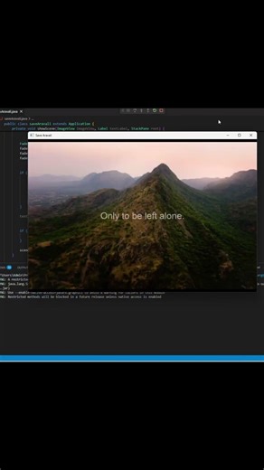 This video is created using Java | By Biren Sha