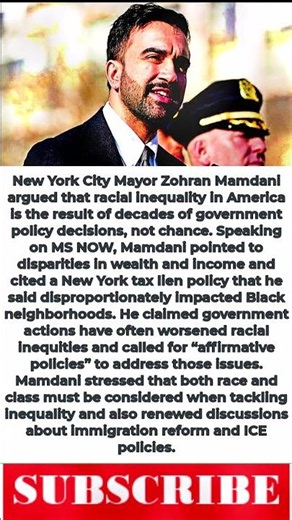 Zohran Mamdani Says US Government Has ‘Exacerbated Racism’ Through Decades Of Policy Choices
