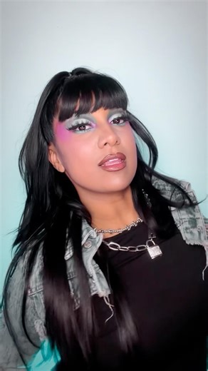 Cotton Candy Makeup 🍭🍬🍡🌸 #eyemakeup #makeuptransition