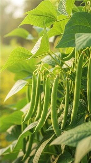 Green Beans Growing Beautifully 🌿 | Nature’s Magic! #greenbeans #gardening #growfromseed