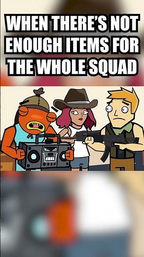 When there's not enough items for the whole squad... #fortnite #shorts