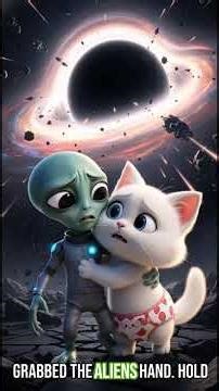 Miaow’s Space Adventure 🚀 | The Flying Cat and the Alien Friend! #funnyanimals #animation