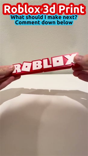 Roblox 3d Print | #awesome3dprints #3dprinting #roblox #roblox3d is
