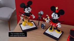 LEGO 43179 Mickey Mouse & Minnie Mouse Buildable Characters | Bricknauts