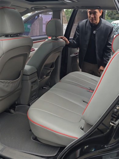 Hyundai Santa Fe MLX 2.2L số tự động, 1 cầu 2006, màu đen | Có điều hoà hàng 3, cân bằng điện tử, ghế điện, cửa nóc...