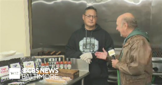 Where's Marty: Trying bacon on a stick from JD’s House of Bacon