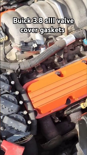Changed the valve cover gaskets on a buick 3800 series 3. ##diymechanic #automobile