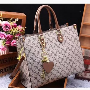 [Hot Item] Women's Bag 2023 New Brand Women's Versatile Leather Tote Large Bag Large Capacity Document Handbag