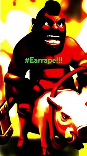 Hog Rider Sound Earrape #shorts #shortvideo#clashofclans #clashroyale #youtubeshorts #earrape #og