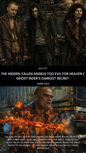 The Hidden – The Dark Origin of Ghost Rider’s Fallen Angels This video delves into the dark origins and true lore behind Abigor, Wallow, and Gressil—three element-based fallen angels corrupted by Lucifer himself. Bound to earth, water, and air, The Hidden were sent to Earth with one mission: recover the cursed Contract of San Venganza, a weapon powerful enough to challenge Hell’s ruler.#TheHidden #GhostRider #GhostRider2007 #FallenAngels #DarkMovieLore | Anime Soul
