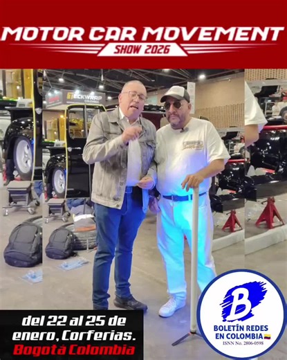 The Motor Car Movement Show (MCM Show) is an annual automotive event in Bogotá, Colombia, held at Corferias. The 2026 event ran from January 22 to January 25, 2026. It is considered the most important car show in Colombia, inspired by the SEMA Show in Las Vegas. @destacar Viral Feed #viralreelsfb #mediosalternativos #sorprenderte