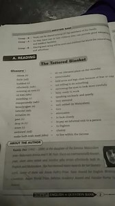 8th class english 1st lesson glossary