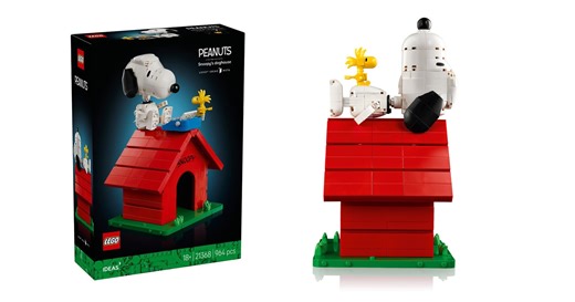LEGO Ideas Peanuts: Snoopy’s Doghouse set launching in June