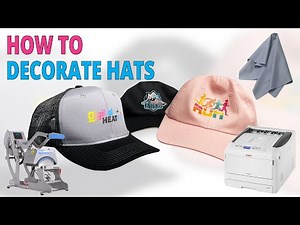 How To Make Custom Hats | White Toner Printing
