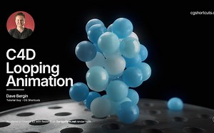 C4D吸引循环动画制作技巧（中英文字幕）