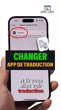 🌍 Comment changer l’application de traduction par défaut sur iPhone ? 📱