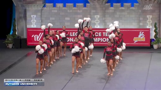 Rutgers University [2026 Division IA - Pom Semis] 2026 UCA & UDA College Cheerleading and Dance Team National Championship