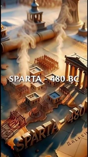 Sparta Rising from the Map (Ancient Greece) | POV Historical Cinematic #Shorts