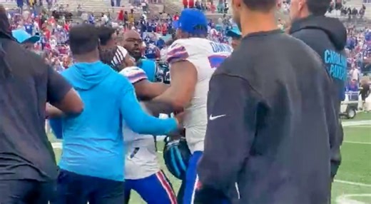 Dion Dawkins & A’Shawn Robinson Nearly Started An All-Out Brawl After Bills-Panthers Game [VIDEO]
