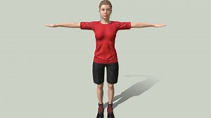Female Player - 3D model by RiverofCreative