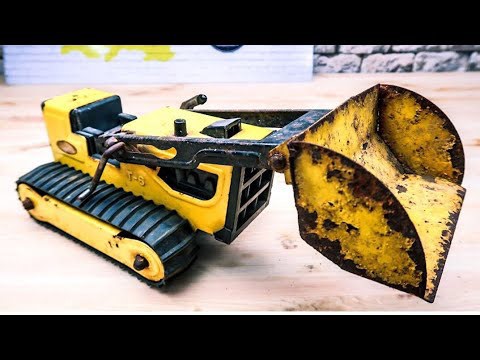 I restored a vintage Tonka T6 bulldozer 🚜