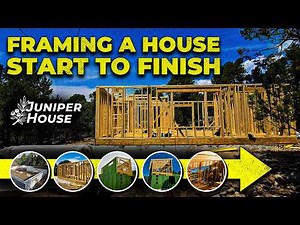 Framing a Wood House - TIMELAPSE