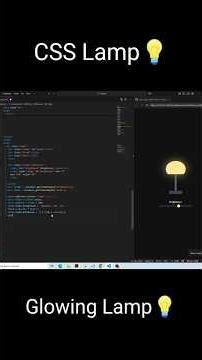 CSS Lamp with Slider Control | HTML, CSS & JavaScript Tutorial