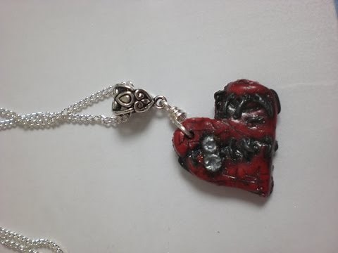 tuto coeur usé fimo