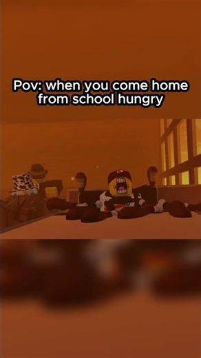 Pov: when you come home from school hungry #roblox #robloxanimation #shorts