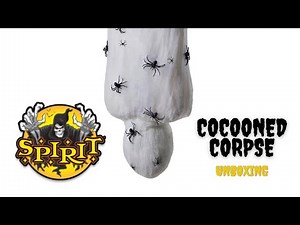 Cocooned Corpse Unboxing - Spirit Halloween Animatronic