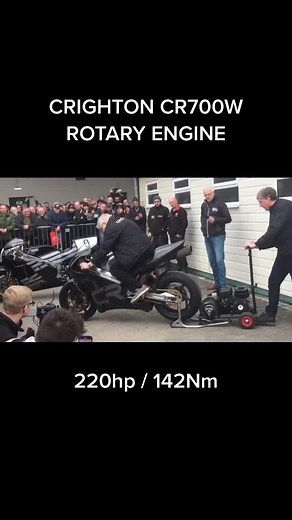 Crighton CR700W Rotary Engine: Power-Packed Superbike!