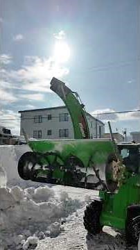 アバント635 & スノーブロワー + スノーバケット, 北海道除雪、Snow removal with Avant 635 & Snow blower + bucket , Hokkaido