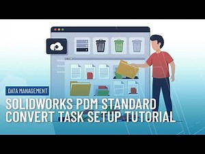 Automatically Create PDFs from Drawings in SOLIDWORKS PDM Standard | Convert Task Setup Tutorial