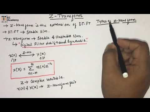 #114 introduction to Z Transform and Region of convergence (ROC) // EC Academy