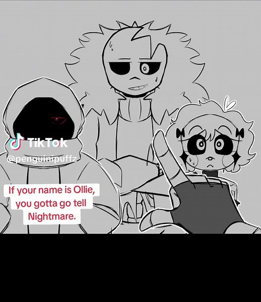 Undertale Art: Nightmare Sans x Y/N Story