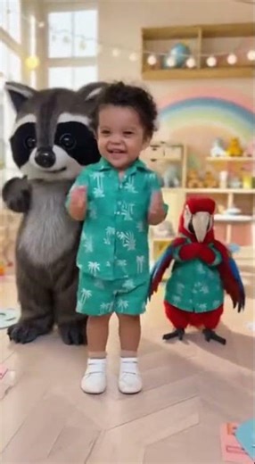 Baby + Cat + Dog = PPAP Dance Takeover 🍍🍎