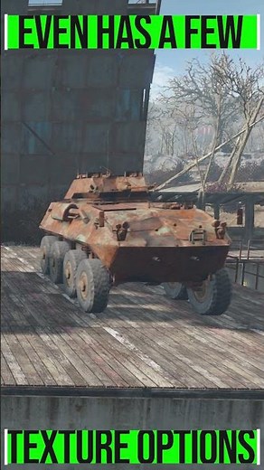 Driveables of the Commonwealth APC - #Shorts Fallout 4 Mod Review