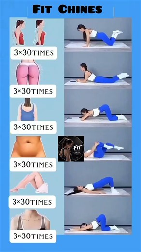 6 Easy Home Exercises to Burn Fat & Lift Glutes Fast 🔥 | Full Body Workout #Shorts