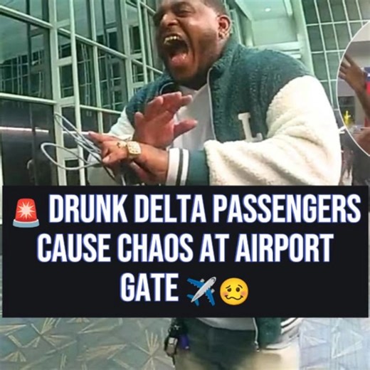 7.1K views · 70 reactions |  Drunk Delta Passengers Cause Chaos at Airport Gate ✈️若 Two intoxicated men thought they could still board a Delta flight—but officers had other plans. Watch as bodycam footage captures the moment their drunken antics spiral into a hard reality check at the airport. #PoliceBodyCam #AirportPolice #DeltaAirlines #InstantKarma #CopWatch | Public Freakout | Facebook