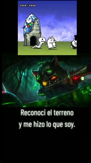 El gato reconoció el terreno ☠️ #thebattlecats #parati #memes
